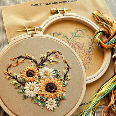 Translation missing: en.Fall in Love Embroidery Kit by Jessica Long