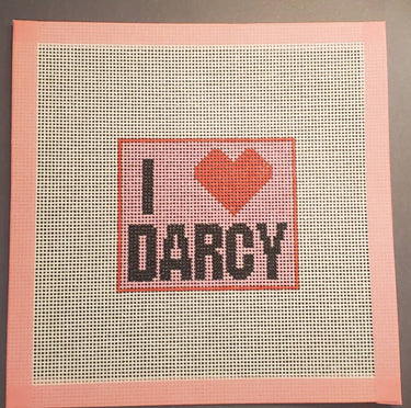 Translation missing: en.Pride and Prejudice Darcy Needlepoint Canvas