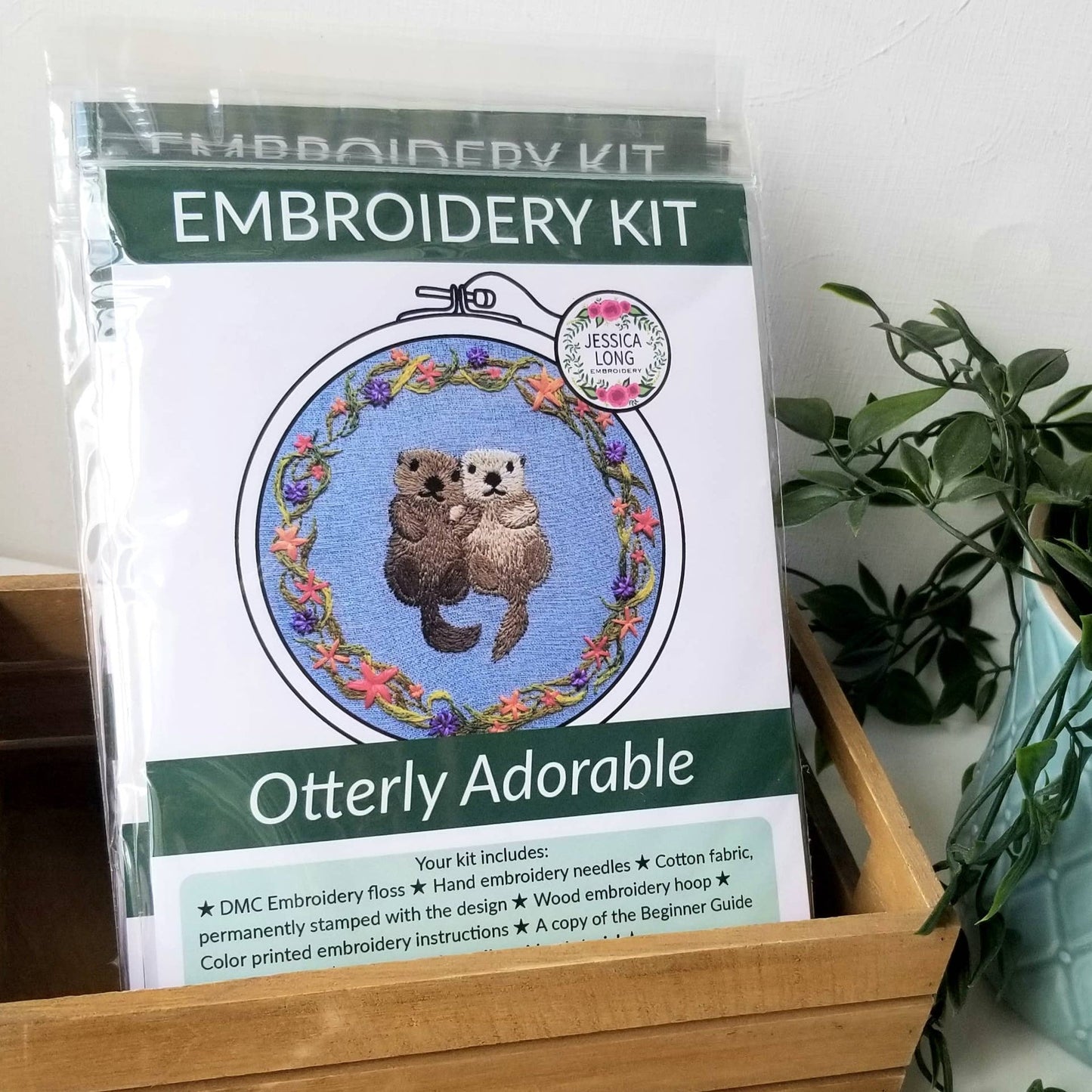 Otterly Adorable Embroidery Kit by Jessica Long