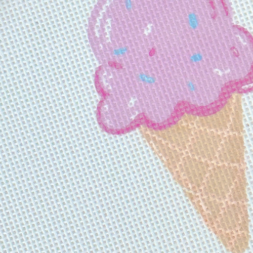Ice Cream Needlepoint Canvas