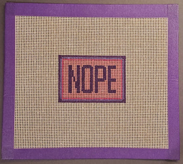 Translation missing: en.NOPE Mood Needlepoint Canvas