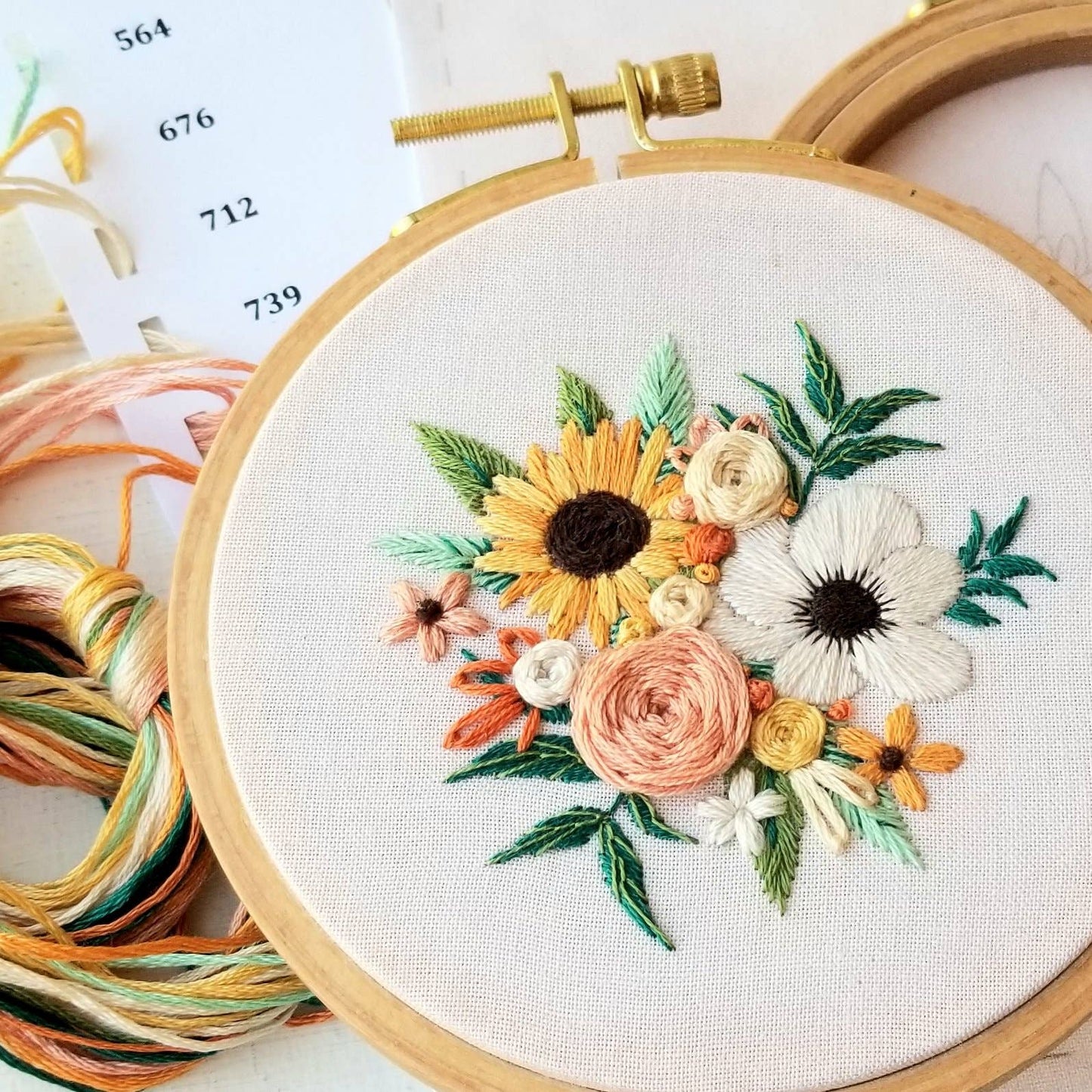 Cozy Harvest Beginner Embroidery Kit by Jessica Long