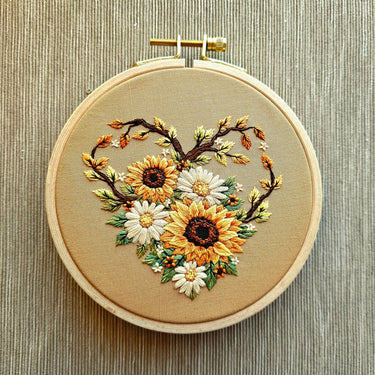 Translation missing: en.Fall in Love Embroidery Kit by Jessica Long