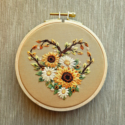 Fall in Love Embroidery Kit by Jessica Long