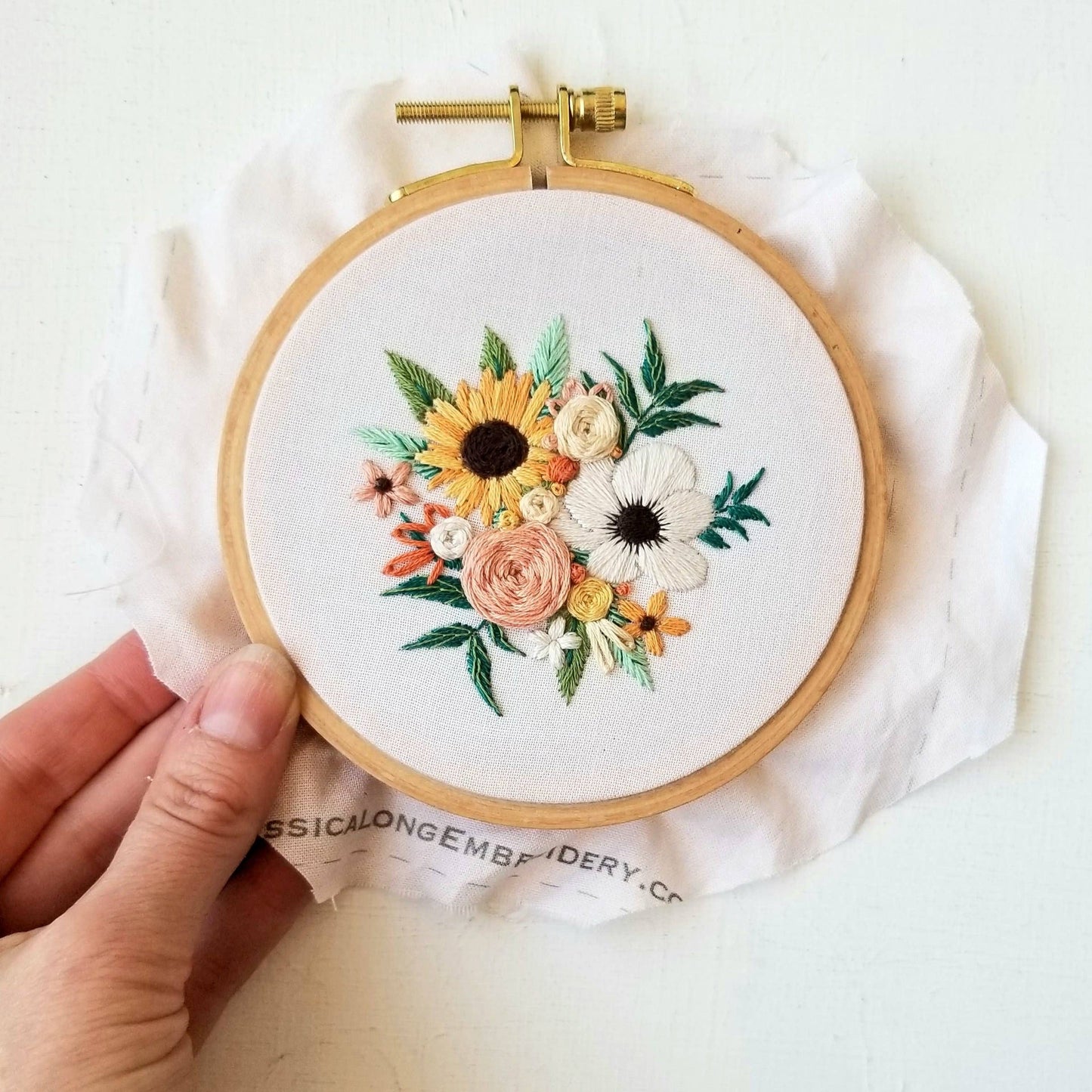 Cozy Harvest Beginner Embroidery Kit by Jessica Long