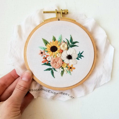 Cozy Harvest Beginner Embroidery Kit by Jessica Long