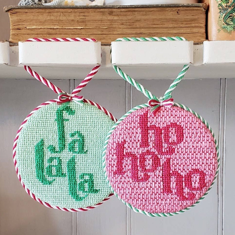 Ho Ho Ho Christmas Canvas by Mercy Bird
