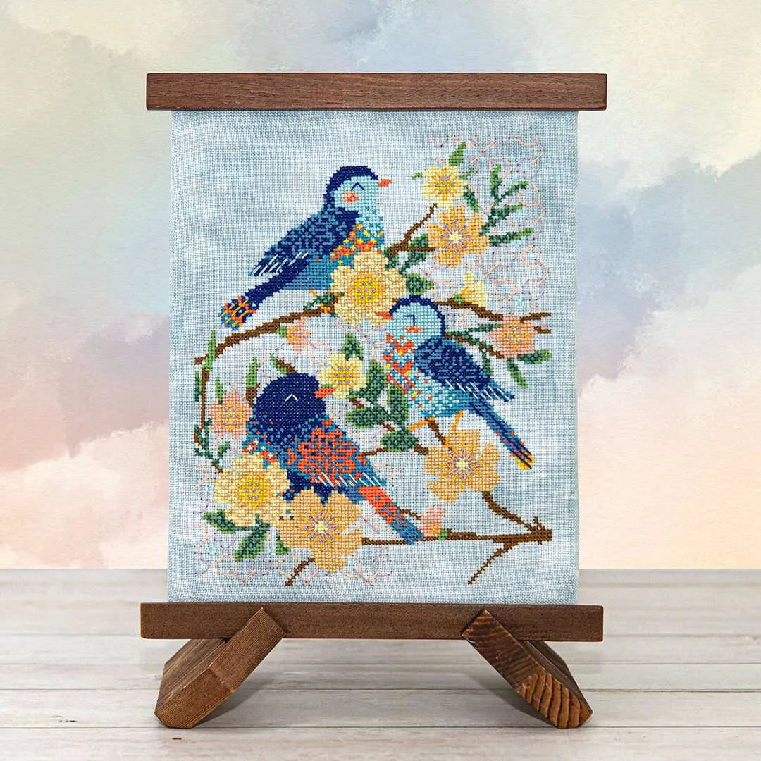 Birds and Blooms Cross Stitch Chart