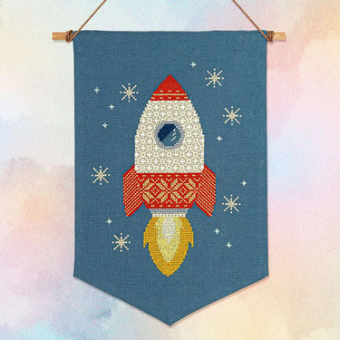 Translation missing: en.Blast Off Cross Stitch Chart