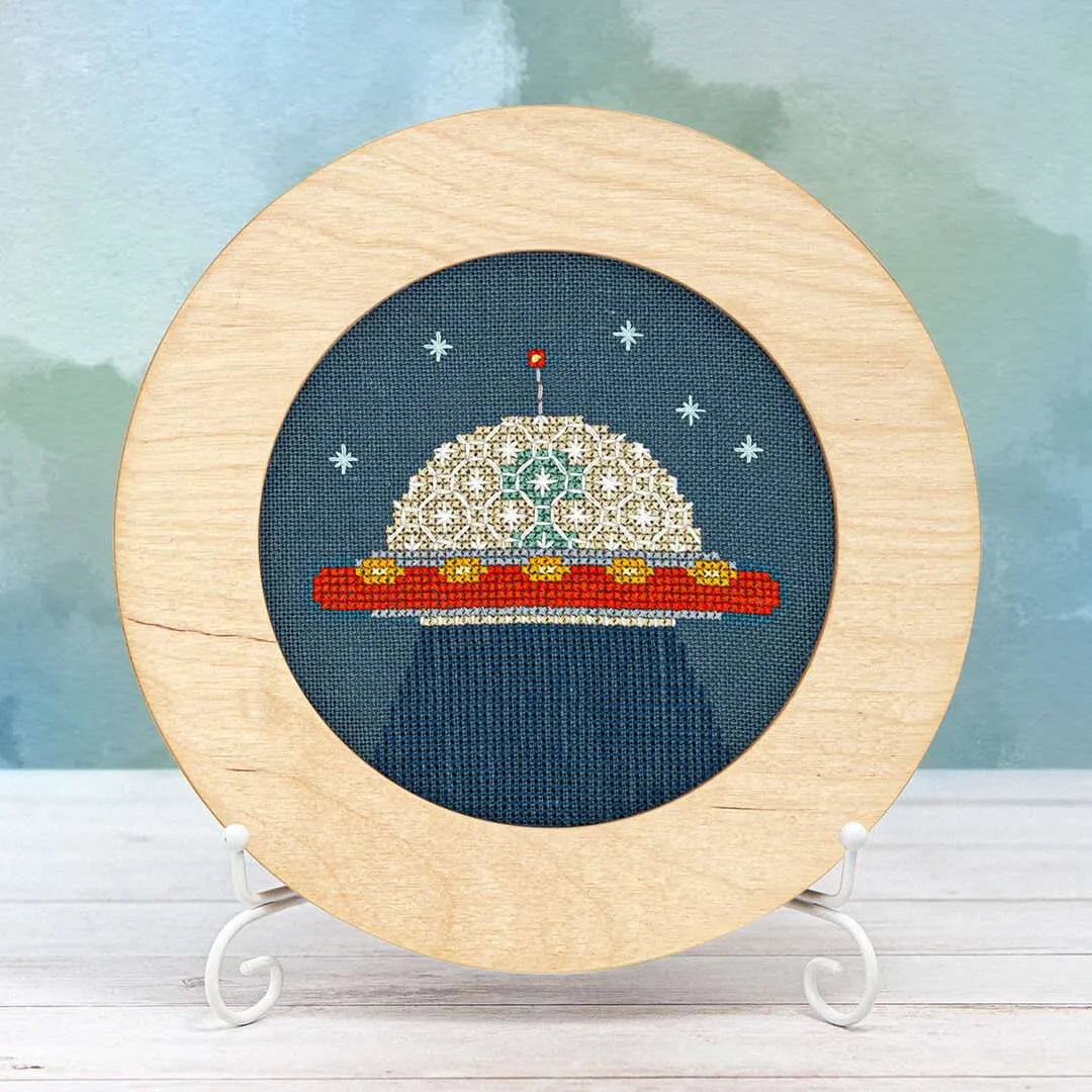 Alien Crossing Cross Stitch Chart