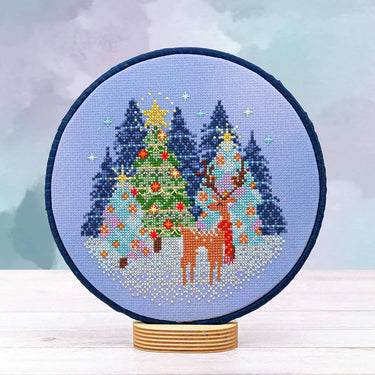 Translation missing: en.Reindeer Cheer Cross Stitch Chart