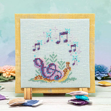 Translation missing: en.Snail Song Cross Stitch Chart