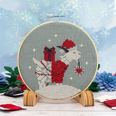 Translation missing: en.Snowflake Goat Ornament Cross Stitch Chart