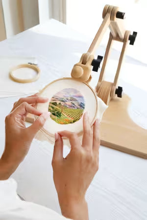 Translation missing: en.Richly Stitched Landscape Embroidery Book