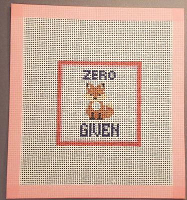 Translation missing: en.Subversive Zero Fox Given Needlepoint Canvas
