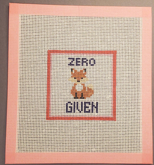 Subversive Zero Fox Given Needlepoint Canvas