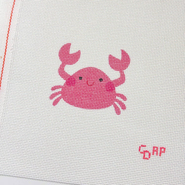 Translation missing: en.Happy Crab Needlepoint Canvas