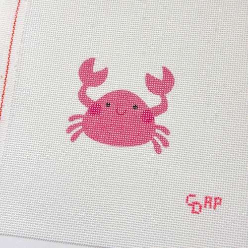 Happy Crab Needlepoint Canvas