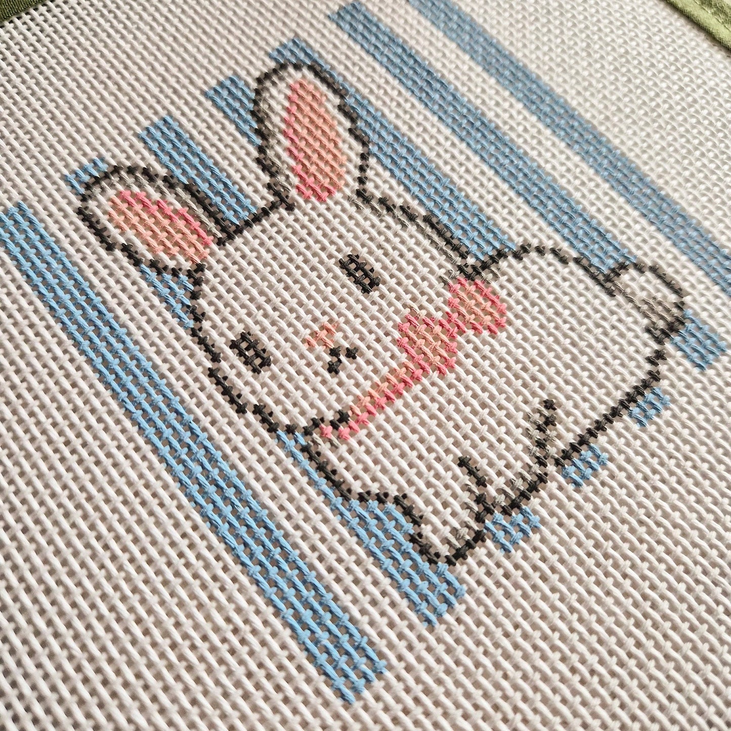 Nursery Bunny Needlepoint Canvas