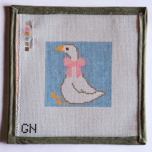 Sitting Goose Needlepoint Canvas