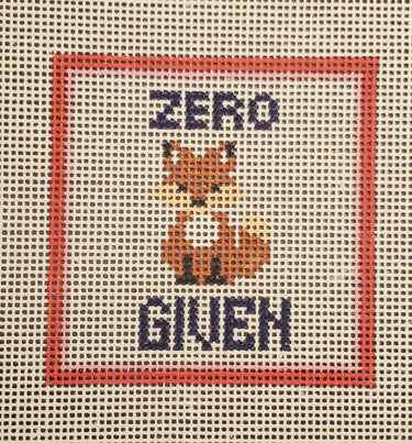 Translation missing: en.Subversive Zero Fox Given Needlepoint Canvas