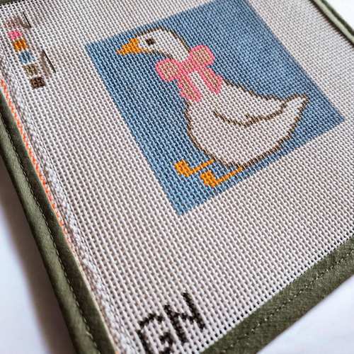 Sitting Goose Needlepoint Canvas