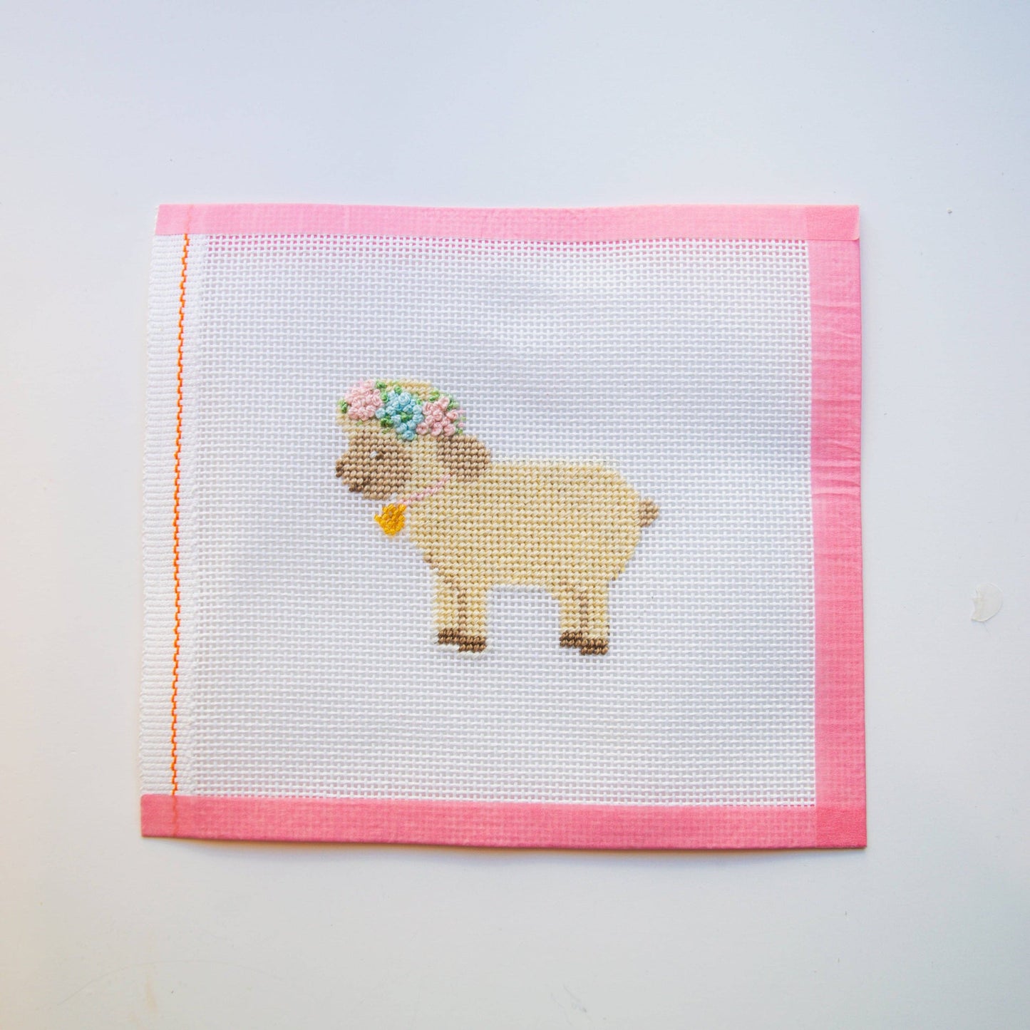 Sheep Hand Painted Needlepoint Canvas