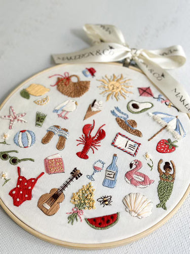Translation missing: en.MakeBox &amp; Co. 30 Days of Summer Embroidery Kit