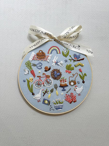Translation missing: en.MakeBox &amp; Co. Spring Stitches Embroidery Kit