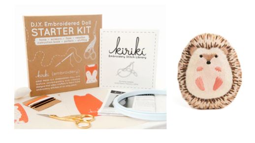 DIY Embrodiered Doll Kit