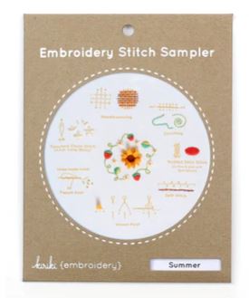 Embroidery Stitch Sampler