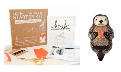 DIY Embrodiered Doll Kit