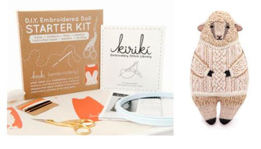 Translation missing: en.DIY Embrodiered Doll Kit