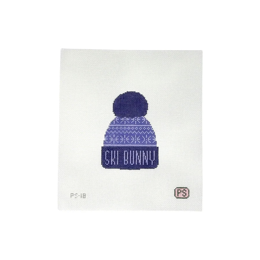 Ski Bunny Hat Needlepoint Canvas