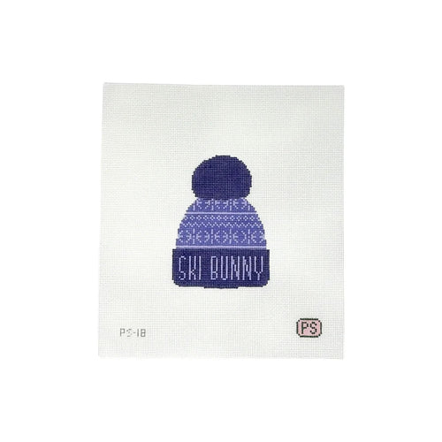 Ski Bunny Hat Needlepoint Canvas