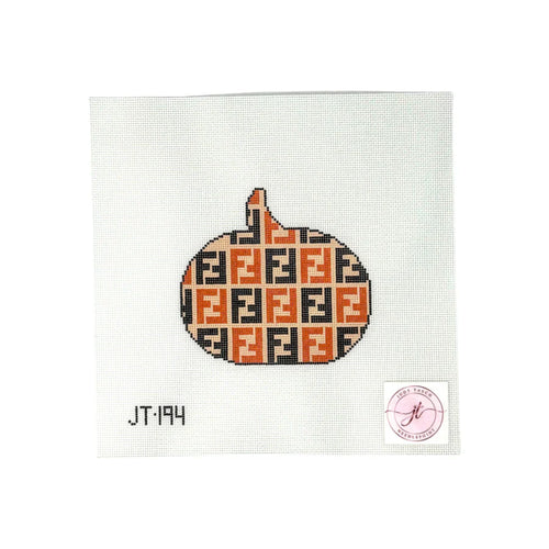 Fendi Pumpkin Needlepoint Canvas