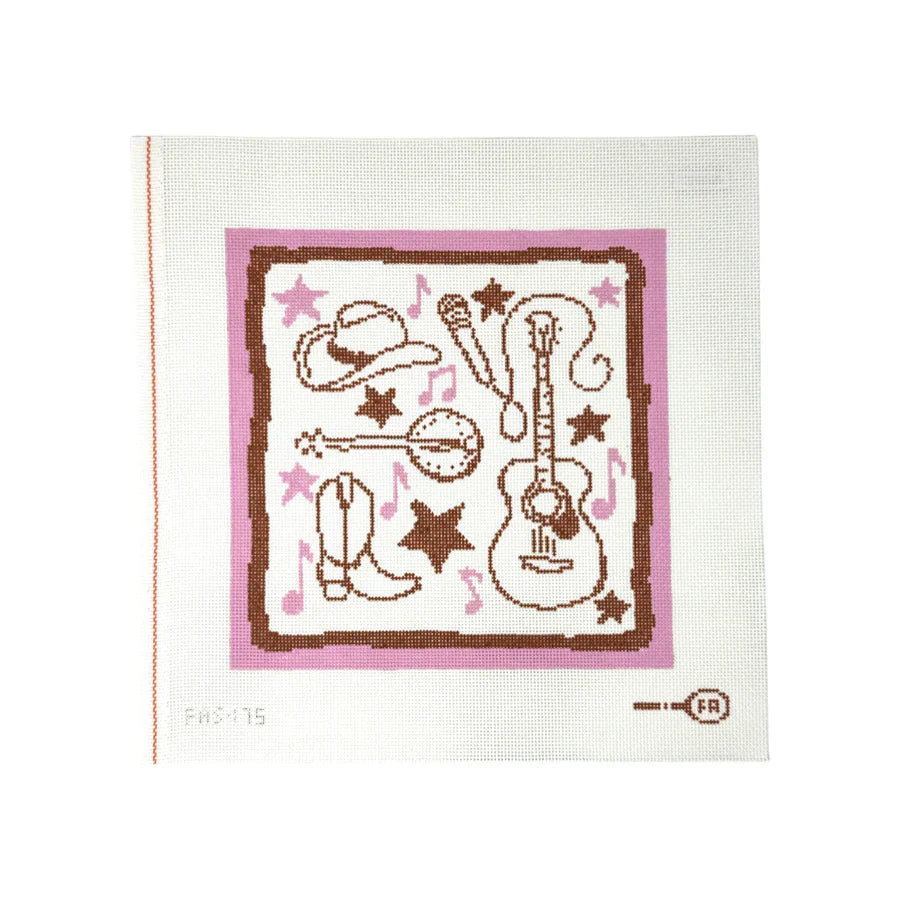 Honky Tonk Needlepoint Canvas