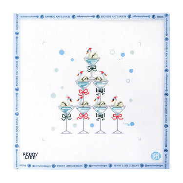 Translation missing: en.Flocktails Holiday Needlepoint Canvas
