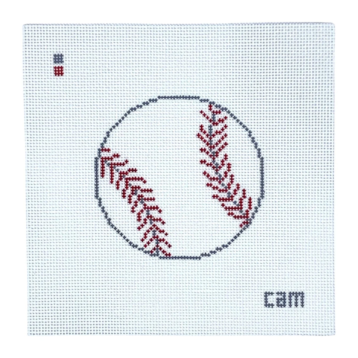 Baseball Needlepoint Canvas
