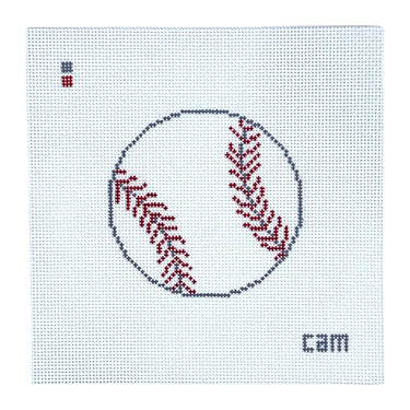 Translation missing: en.Baseball Needlepoint Canvas