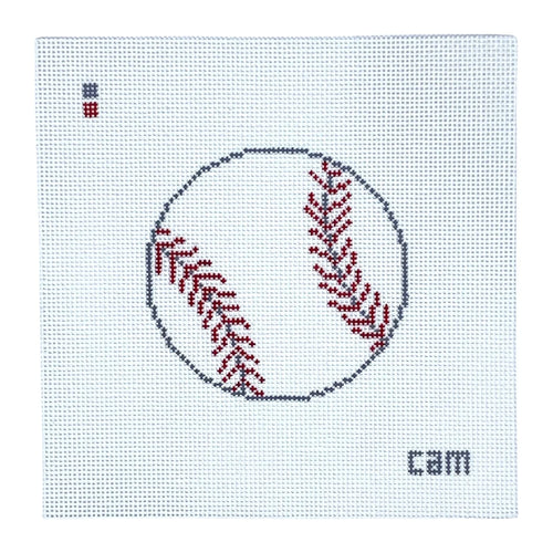 Baseball Needlepoint Canvas
