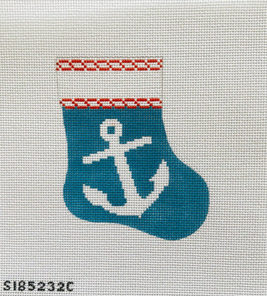 Translation missing: en.Anchor Mini Sock Needlepoint Canvas