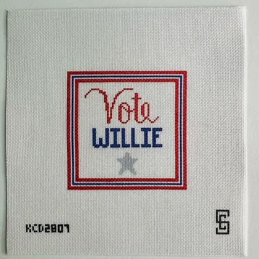 Translation missing: en.Vote Willie Needlepoint Canvas