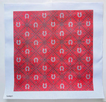 Translation missing: en.Kismet Horshoe Bandana Needlepoint Canvas