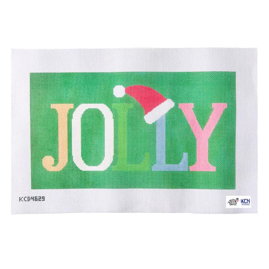 Jolly Lumbar Pillow Needlepoint Canvas