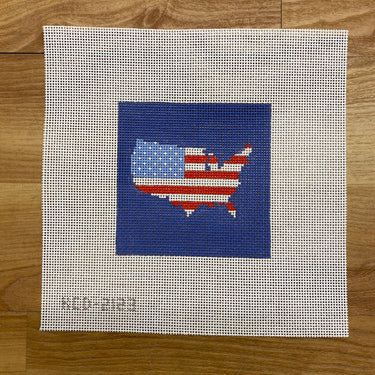 Translation missing: en.U.S.A. Country Square Needlepoint Canvas