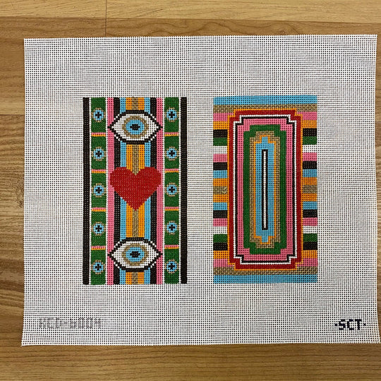 Eye Love You Square Needlepoint Canvas