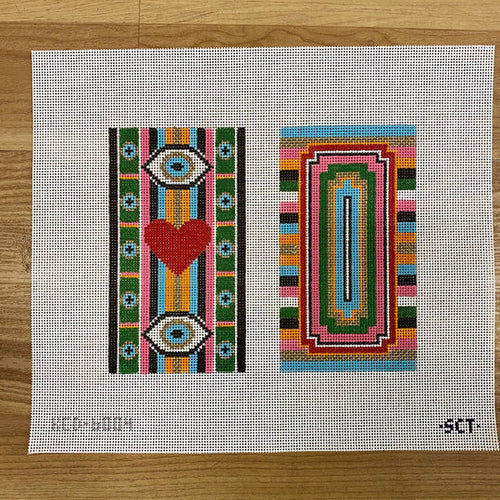 Eye Love You Square Needlepoint Canvas