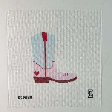Translation missing: en.Lover Cowboy Boot Needlepoint Canvas