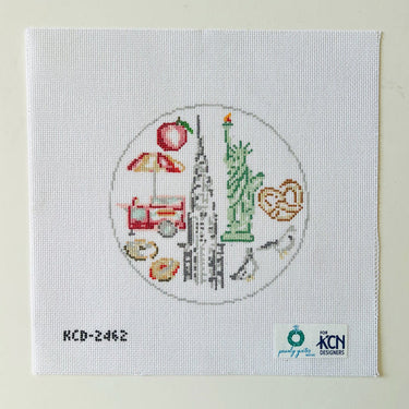 Translation missing: en.NYC Round Needlepoint Canvas